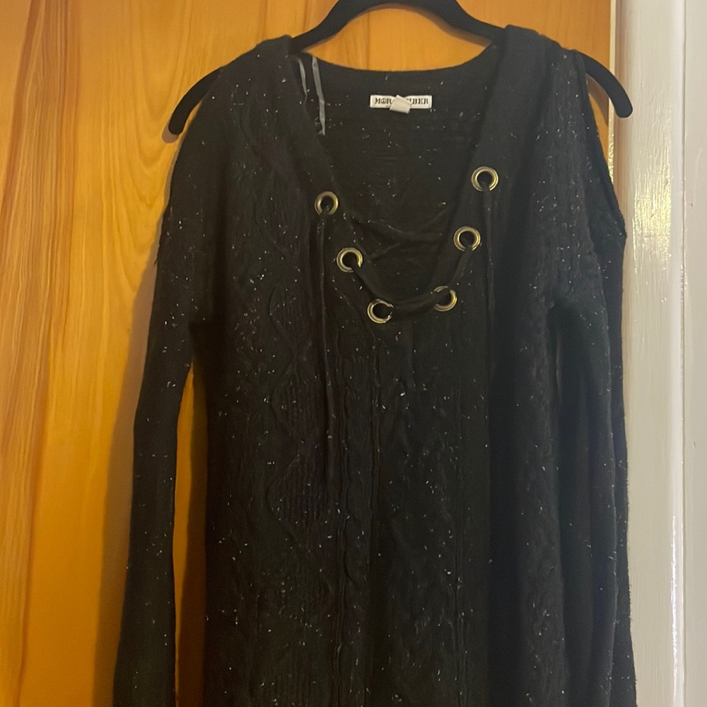 Black Knit Top